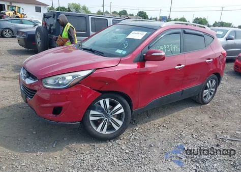2015 Hyundai Tucson Limited из США, поврежденный, VIN KM8JUCAGXFU095976